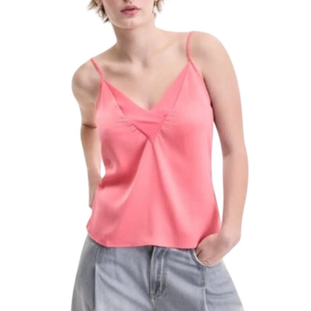 Hugo Boss Women's Iecely Sleeveless Top in Medium Pink